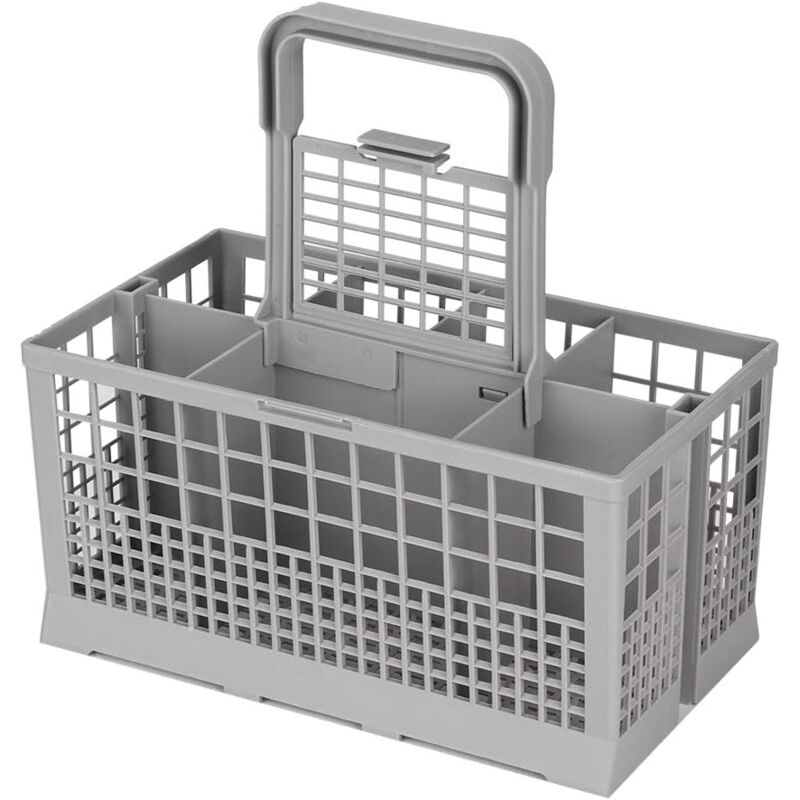 Lntyq - Panier à Couverts Universel Universel, avec Panier à Couverts à 8 Compartiments, Lave-Vaisselle Polyvalent Ferme pour Lave-Vaisselle