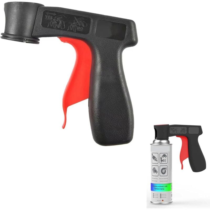 Pistolet Peinture Aerosol,Pistolet Bombe Peinture,Poignée de Pistolet Originale,La Peinture en