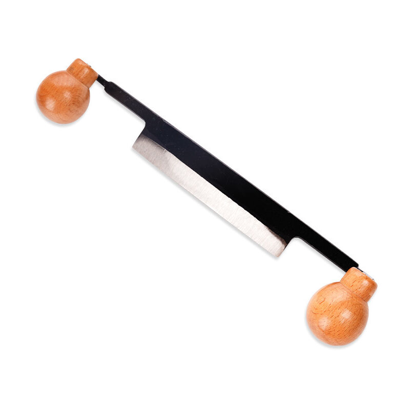 Lntyq - Plane charron outifranc 155mm,Raboteuse manuelle à poussée, grattoir en acier au carbone, couteau à écorce, raboteuse spéciale pour le