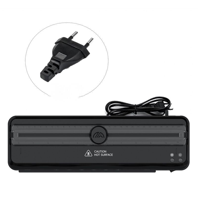 Lntyq - Plastifieuse A4 , Plastifieuses à Chaud et à Froid, Temps de PréChauffage de 3 Minutes, pour Bureau Maison Carte Menu École(Noire)