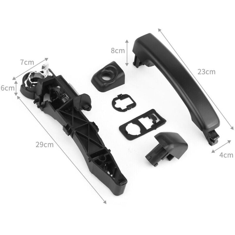 Lntyq - Poignée de porte complète master 3 movano 3 interstar 806067794R 806073022R