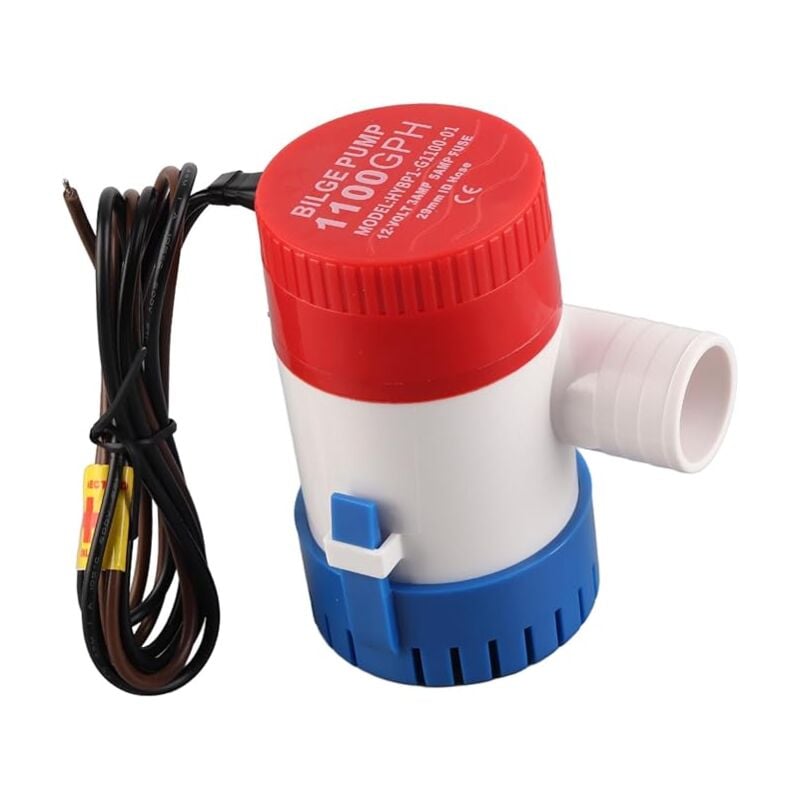 Lntyq - Pompe de cale de 1100gph 12V, Eau Multi Fonction Automatique Submersible Marine Pompe à Eau de cale pour Bateau de pêche, Yacht, vr ou Bateau