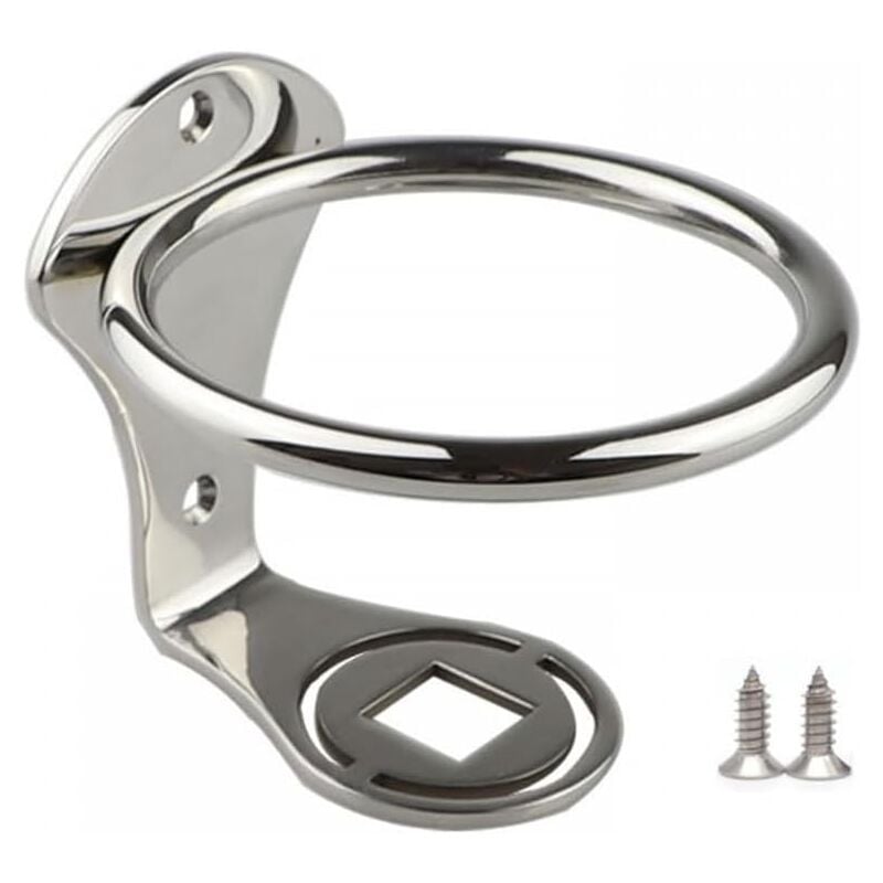 Porte-gobelet mural en acier inoxydable pour voiture, camping-car, bateau, yacht, camion - Lntyq
