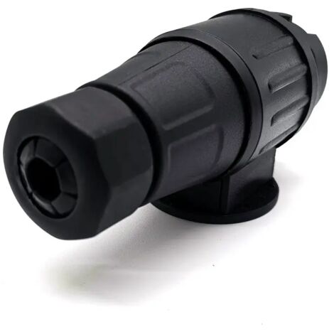 Lntyq Prise de Remorque électrique à 13 Broches, Adaptateur de Connecteur de Câblage en Plastique Noir, Alimentation 12V pour Lumières de Caravane