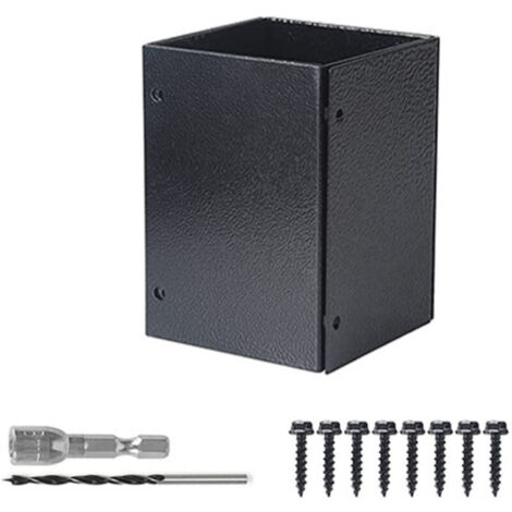 Lntyq – Protecteur de poteau réglable 8,4 à 15,2 cm – Protection contre la pluie et l'érosion – Pour boîtes aux lettres, terrasses, clôtures
