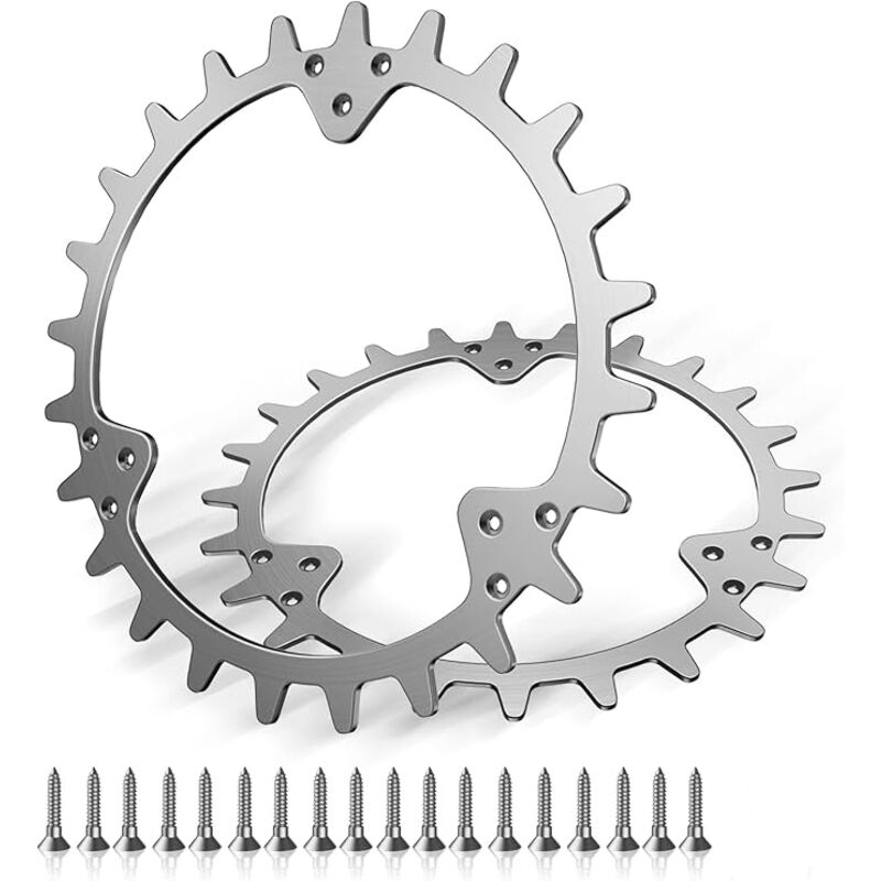 Lntyq Puntas de tracción de aluminio compatibles con Husqvarna Automowerr 330, 440, 420, 435XAWD, 430x, 450x, 435X y 550. Ruedas de césped de 252 mm