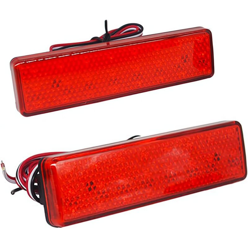 Lntyq Reflector de parachoques trasero 9160858 para Opel Vauxhall Vivaro Movano R-enault