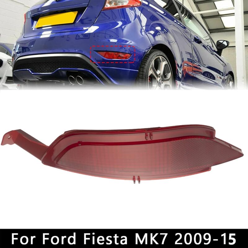 Lntyq Reflector de parachoques trasero derecho para Fiesta MK7 LL1170 1681882