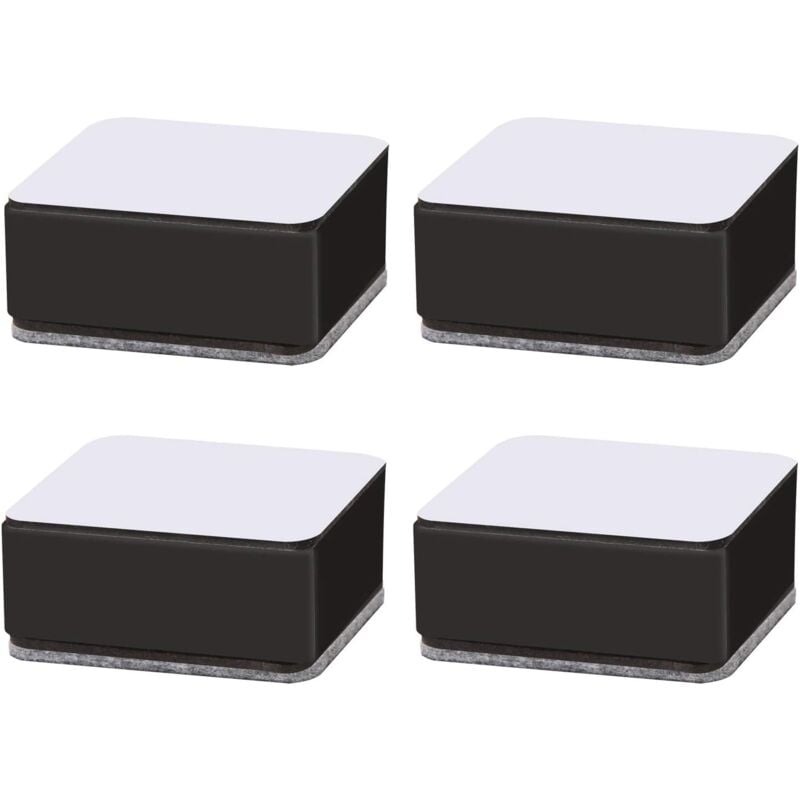 Lntyq - Rehausseurs de Meubles Pieds de Meubles de Lit Table Élévatrice Canapé Lit Riser Rehausseurs de Lit en Acier Carbone Rehausseur de Meuble