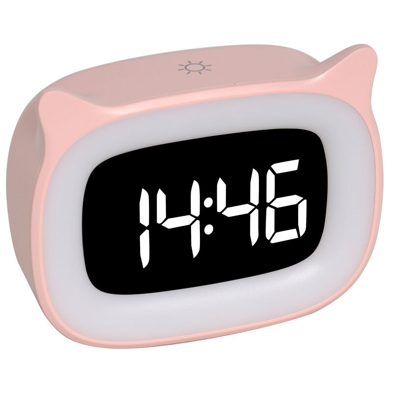 Lntyq - Réveil, led Veilleuses Pendules horloges de Chambre Sleep reveil, Snooze Réveil,11.54.29.3cm