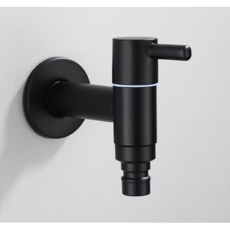 Lntyq Robinet extérieur,Robinet extérieur,Compagnon en acier inoxydable 304 - Robinet de robinet de jardin extérieur（11.68.64.8cm）