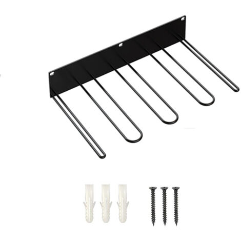 Lntyq Robuste Wandhalterungen aus Metall für Schrank, Eingangsbereich, Außenbereich, Garage (41,5 x 23,5 cm)