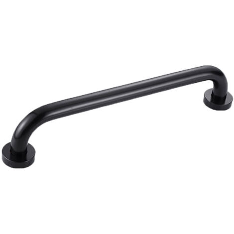 Lntyq Rutschfester Haltegriff 30 cm für Badezimmer, Badewanne, Toilette (Schwarz)