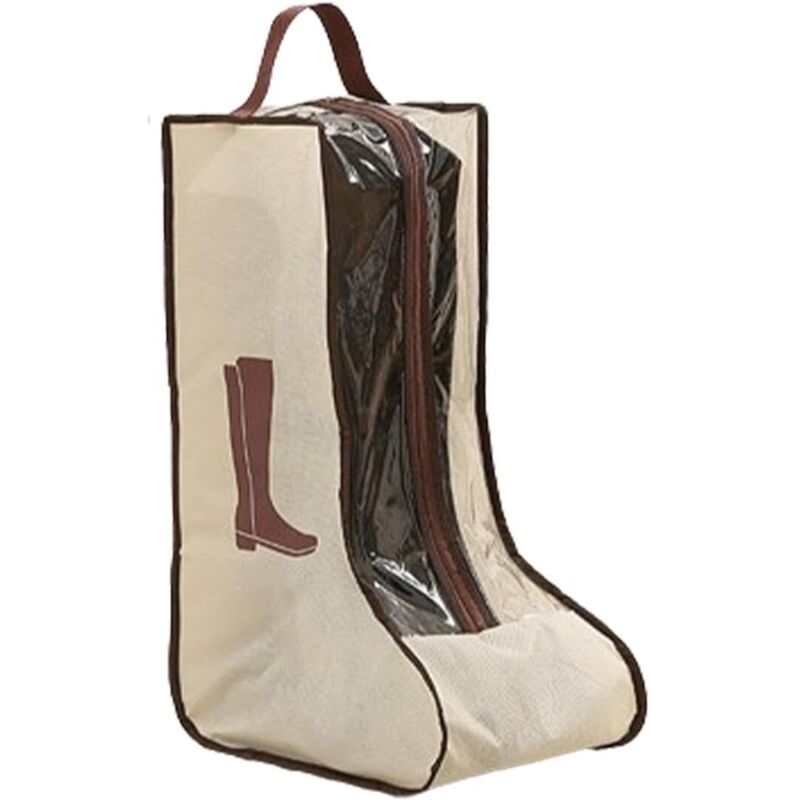 Sac à Chaussures pour Bottes – Organisateur de Garde-Robe Multifonction, Rangement Portable pour Bottes Sac de Transport Anti-poussière avec poignée,