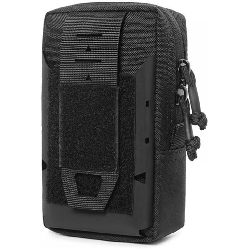 Lntyq Sac Tactique Ceinture, 1000D Pochette Tactique , Sac de Téléphone Militaire Etanche avec Pochette de Clip, pour Camping Chasse