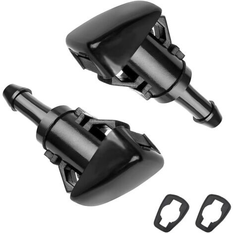 Lntyq Scheibenwischer-Waschdüsen, Scheibenwaschdüsen, 2-teilige Frontscheiben-Sprühnebel-Wassersprühdüsen, Scheibenwaschdüsen-Wischer-Sprühstrahl