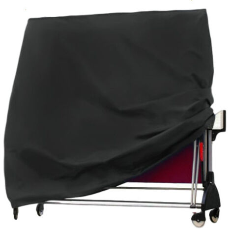 Lntyq Schutzhülle für Gartenmöbel Abdeckplane Abdeckplane für Tischtennisplatte 185x165x70cm