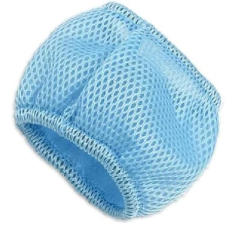 Lntyq Schutznetze kompatibel mit Mspa Spa-Filter, Netze für aufblasbare Whirlpools, Netzabdeckung, Zubehör für Mspa, Blau, Polyester, 13,5 x 9,5 cm