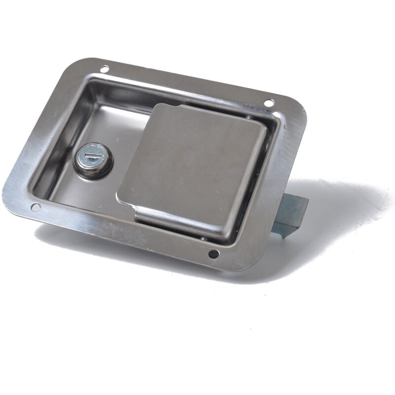 Lntyq - Serrure antivol en acier inoxydable pour remorque, caravane, camion, camping-car, voiture