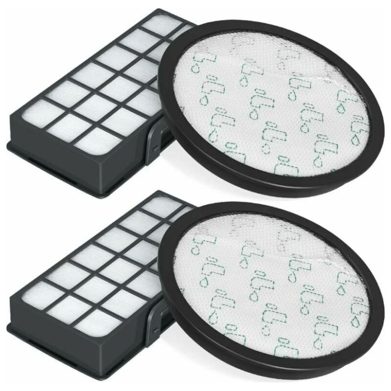 Lntyq Set de 2 filtres HEPA pour Rechange pour Aspirateurs Rowenta Silence Force Cyclonic 4AAAA (Modèle RO76xx) RO7647EA RO7663EA RO7676EA RO7681EA