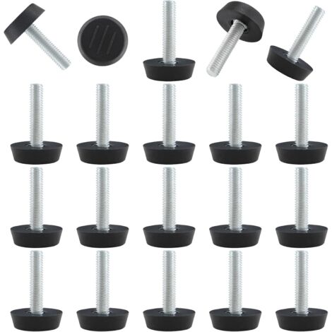 Lntyq Set mit 20 verstellbaren Ebenen für Möbelfischer, Ebene M6 für Terrassenmöbel, Tischplatten, Chaiselongues und Möbelstücke