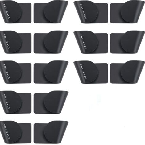 Lntyq Set mit 8 Paar Stützwänden für Kasserollendeckel, Regale, für Porte d'Armoire, für Aufläufe und Poêles, für die Küche