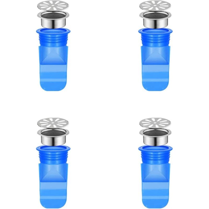 Lntyq Siphon sol silicone évier Bain évier Bouchons de Vidange Bouchon d'évier multifonction Baignoire Bouchon pour tubes Tuyaux dans salle bain