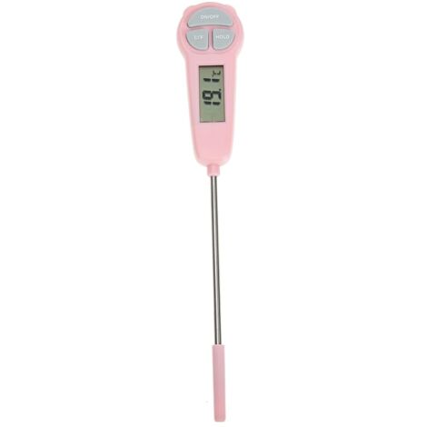 Lntyq Sofort ablesbares digitales Küchenthermometer, Temperatursensor für Kochflüssigkeiten, digitaler Küchenfühler zum Kochen