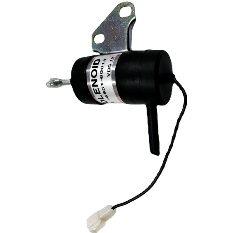 Lntyq - Solénoïde d'arrêt de carburant, solénoïde d'arrêt de carburant 16851‑60014 Remplacement pour Kubota BX2230D RTV900R RTV900T B7410D BX1500D