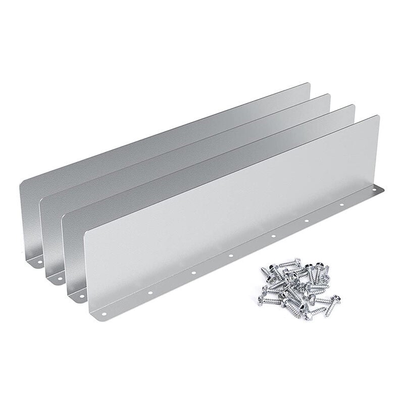 Lntyq - Splash Guard Pulvérisations gouttièrdéviateur d'eau Pluie - Protection pour gouttière, déviateur pour Toit à Pluie, Protection pour