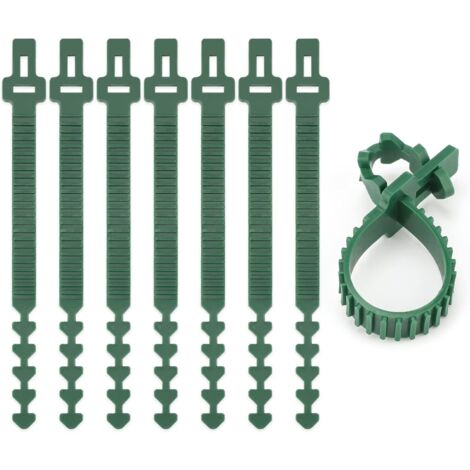 Lntyq Stück Baumbinder 24 cm, grüne Astbinder, Baumstützen und -bänder für Bäume und Pflanzen