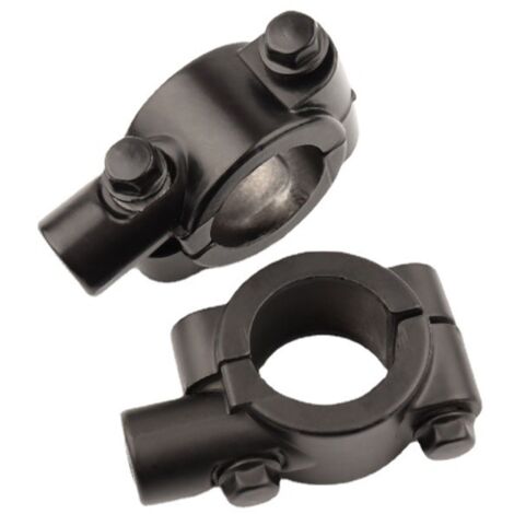 Lntyq stück Klemm Adapter für Lenker Spiegel, Universal Rückspiegel Halter Lenker Spiegel Halterung Montieren Aluminium
