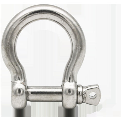 Lntyq Stück M4 D-Ring-Schäkelschlösser aus Edelstahl 304 für Hochleistungs-Takelage, Tragen, Stahlkettengliedschäkel