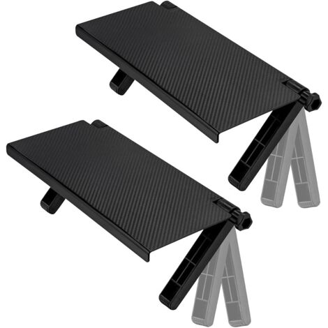 Lntyq Stück TV-Oberregal, verstellbares TV-Regal zur Wandmontage, Monitorhalter für Desktop-Computer, solide Plattform-Aufbewahrungsregal, Spielekonsole, Router