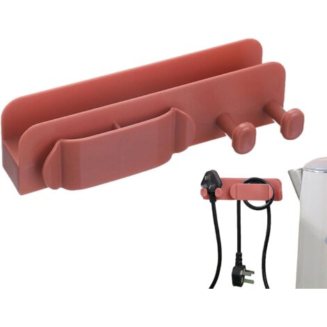 Lntyq Stück Wand-Telefonhalter, Wandhalterung für Steckdose – selbstklebender Smartphone-Wandhalter, TV-Fernbedienungs-Organizer – Telefonhalter, Badezimmerzubehör mit Ladeanschluss