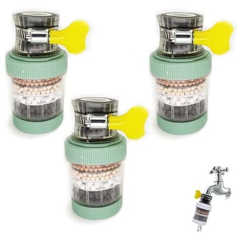 Lntyq Stück Wasserhahnfilter, Wasserfilter für Wasserhahn, Wasserhahnfilter, Leitungswasserfilter, Leitungswasserreiniger, passend für Wasserhähne mit einem Durchmesser von 25 mm/20 mm/15 mm