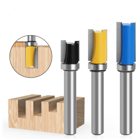 Lntyq stücke 8mm Hartmetall Fräser mit Top Lager Fräser Fest Kopie Fräser