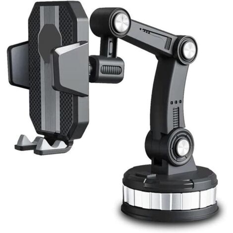 Lntyq Support de Téléphone Super Adsorption Support, Téléphone Portable de Voiture Rotatif pour Voiture Lucarne Tableau de Bord Pare-brise Mains Libres Clip pour console