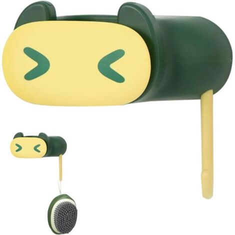 Lntyq Support mural pour porte-balai, support pour vadrouille et balai  Support mural pour organisateur d'outils de cuisine de jardin - Support utilitaire adhésif antidérapant, robuste et peu encombra