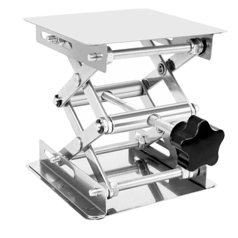 Lntyq - Table élévatrice de Laboratoire Plate-forme de Levage de Laboratoire en Acier Inox élévateur Réglable de Laboratoire 45-150 mm Support de