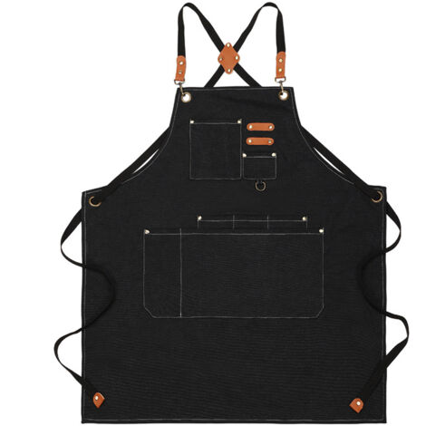 Lntyq Tablier de Cuisine,Tablier de Travail,Tablier Barbecue,pour Barbecue, Restaurant, Jardin, Barbecue, Café