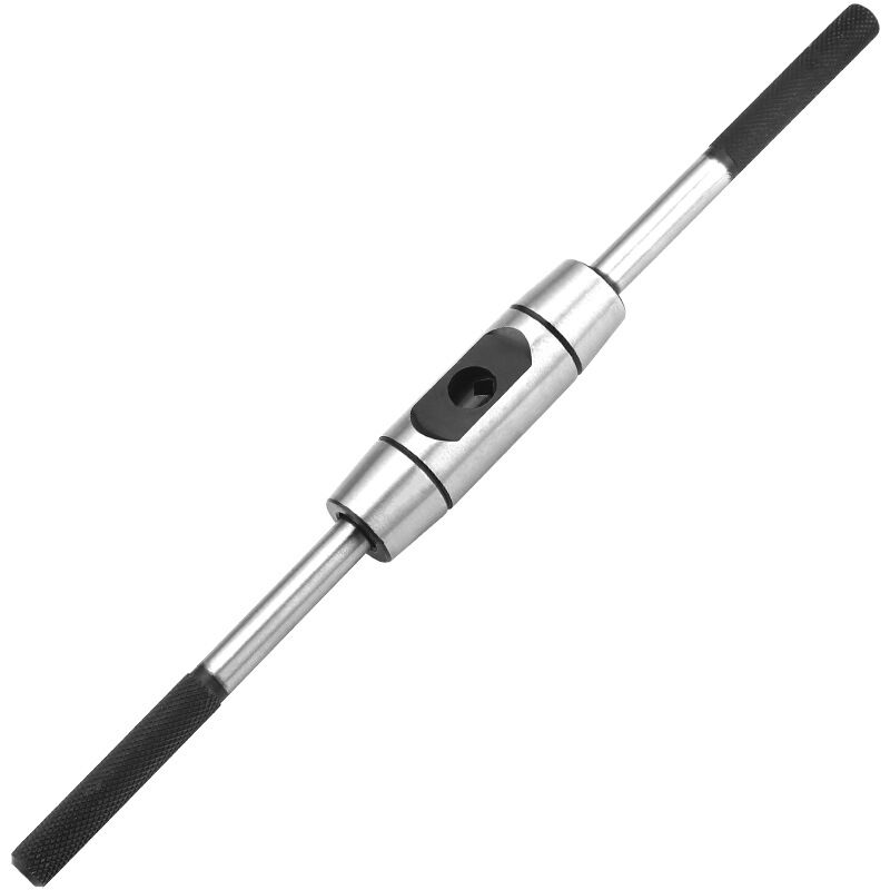 Lntyq - Taraud Clé Poignée, Apte M6-M14 Tarauds Dimension, Acier Poignée Moulage sous pression Corps Réglable Simple Fin Clé Alésoir Taraudage Outil