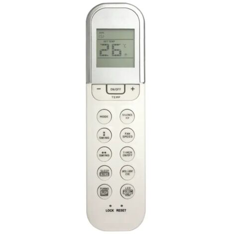 Lntyq Télécommande de rechange RG36F/BGEF pour climatiseur Midea RG36F2/BGEF RG36F3/BGCEF RG36F3/BGEF