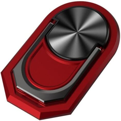 Lntyq Telefonringhalter, 360 ° drehbarer Telefonringhalter Kreativität Handyring Smartphone Universalringhalter für alle Smartphones,Rot