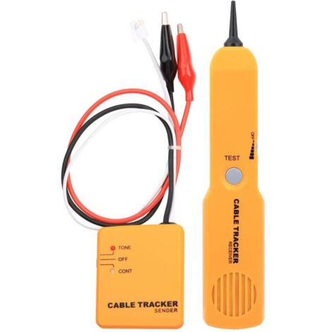 Lntyq Testeur de câble réseau RJ11 Testeur de fil de Toner Testeur de Circuit de fil Détecteur de ligne de tonalité Outil de mise en réseau