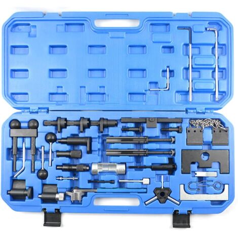 Lntyq Timing Tool Set Kit, Automechaniker-Werkzeug, für Audi/VW 1.2 1.4 1.9 2.0, Einstellwerkzeug, Zahnriemenwechsel, Niet- und Trennwerkzeug