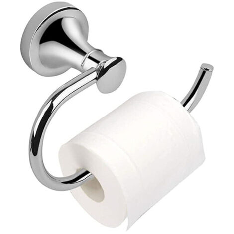 Lntyq Toilettenpapierhalter aus gebürstetem Nickel, Badezimmerzubehör aus gebürstetem Nickel, Toilettenpapierhalter, Wandmontage, rostfrei