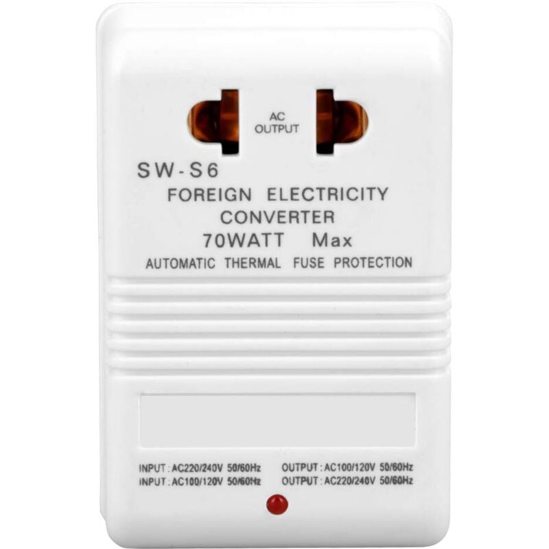 Lntyq - Transformateur de convertisseur élévateur de Tension 70W 110V/120V à 220V/240V ,Prise Standard cn