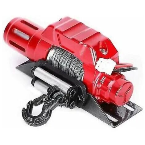 Lntyq – Treuil de voiture télécommandé électrique 6V – Charge max 46g – Longueur câble 3,8-5,2cm – Compatible robots RC – Installation facile