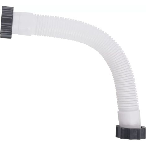 Lntyq Tuyau de rechange pour pompe de piscine Intex 1,5 po de diamètre Tuyau de remplacement pour piscines hors sol （Blanc 0,4 m / 1,3 pi）